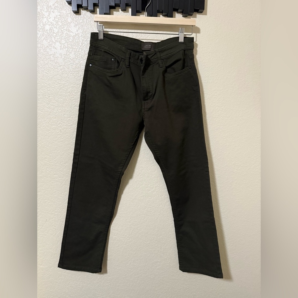 Jachs New York Olive Casual Jean Like Pants 32x29